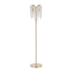 IL32901 Wisteria Floor Lamp 4 Light E14 French Gold / Crystal