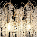 IL32901 Wisteria Floor Lamp 4 Light E14 French Gold / Crystal