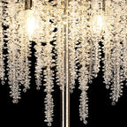 IL32901 Wisteria Floor Lamp 4 Light E14 French Gold / Crystal