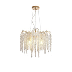 IL32856 Wisteria Round Pendant 7 Light E14 French Gold / Crystal