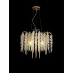 IL32856 Wisteria Round Pendant 7 Light E14 French Gold / Crystal