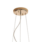 IL32856 Wisteria Round Pendant 7 Light E14 French Gold / Crystal
