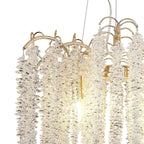 IL32856 Wisteria Round Pendant 7 Light E14 French Gold / Crystal