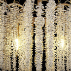 IL32856 Wisteria Round Pendant 7 Light E14 French Gold / Crystal