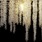 IL32856 Wisteria Round Pendant 7 Light E14 French Gold / Crystal