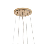 IL32857 Wisteria Round Pendant 9 Light E14 French Gold / Crystal