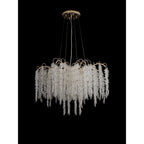IL32857 Wisteria Round Pendant 9 Light E14 French Gold / Crystal