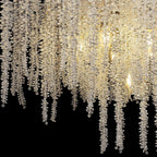 IL32857 Wisteria Round Pendant 9 Light E14 French Gold / Crystal