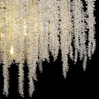 IL32857 Wisteria Round Pendant 9 Light E14 French Gold / Crystal