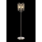 IL32905 Wisteria Floor Lamp 4 Light E14 Polished Nickel / Crystal