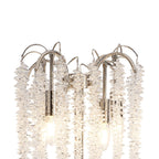 IL32905 Wisteria Floor Lamp 4 Light E14 Polished Nickel / Crystal