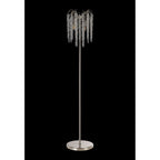 IL32905 Wisteria Floor Lamp 4 Light E14 Polished Nickel / Crystal