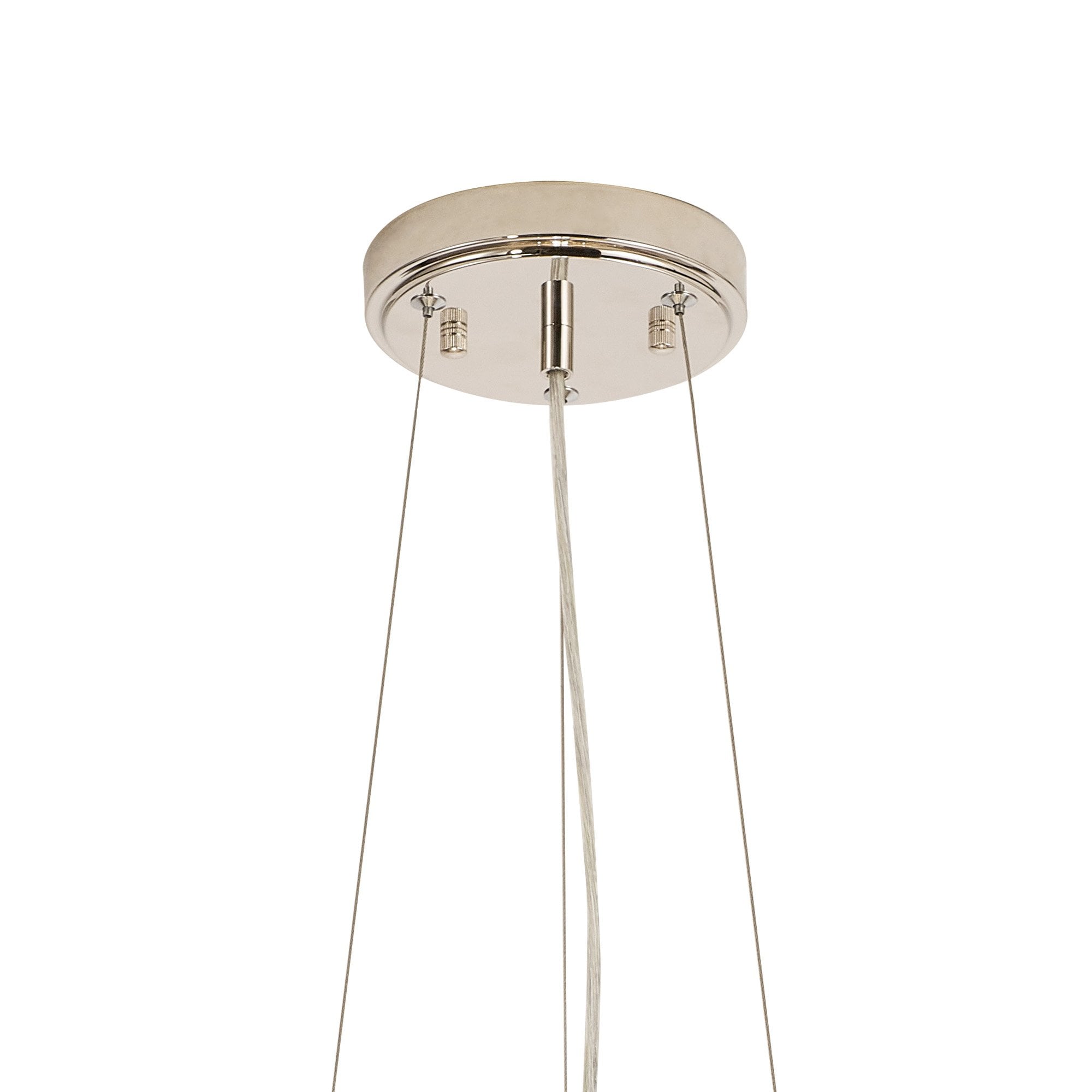 IL32882 Wisteria Round Pendant 7 Light E14 Polished Nickel / Crystal