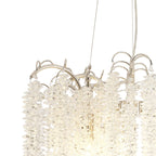 IL32882 Wisteria Round Pendant 7 Light E14 Polished Nickel / Crystal