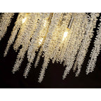IL32882 Wisteria Round Pendant 7 Light E14 Polished Nickel / Crystal