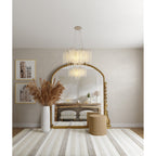 IL32883 Wisteria Round Pendant 9 Light E14 Polished Nickel / Crystal