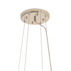 IL32883 Wisteria Round Pendant 9 Light E14 Polished Nickel / Crystal