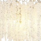 IL32883 Wisteria Round Pendant 9 Light E14 Polished Nickel / Crystal