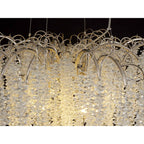 IL32883 Wisteria Round Pendant 9 Light E14 Polished Nickel / Crystal