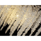 IL32883 Wisteria Round Pendant 9 Light E14 Polished Nickel / Crystal