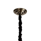 IL32124 Zinta Pendant 4 Light E14 Antique Brass/Crystal