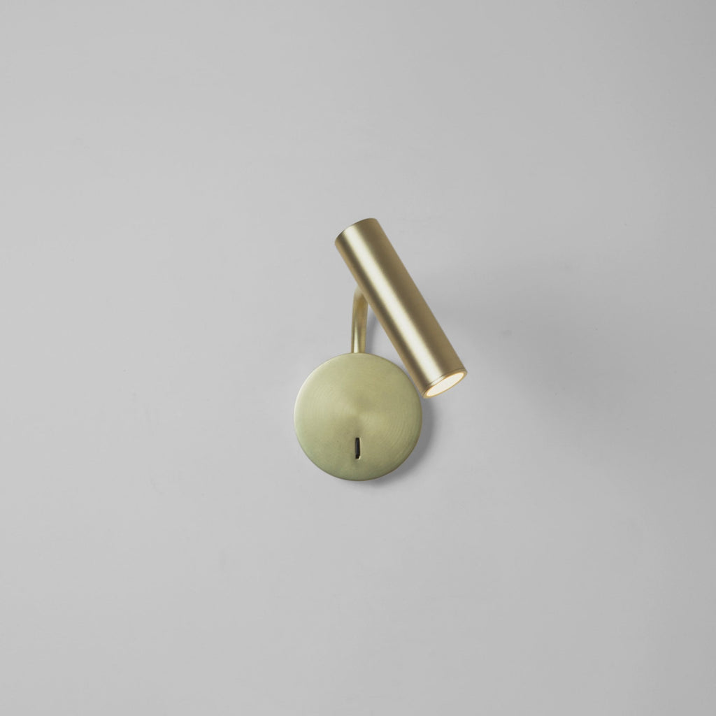 1058105 Enna Wall LED Reading Light Matt Gold