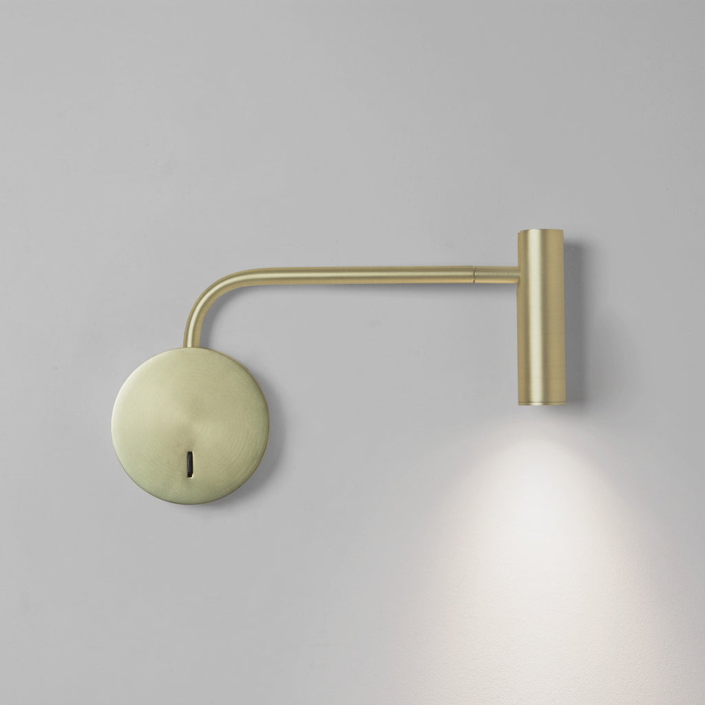 1058105 Enna Wall LED Reading Light Matt Gold