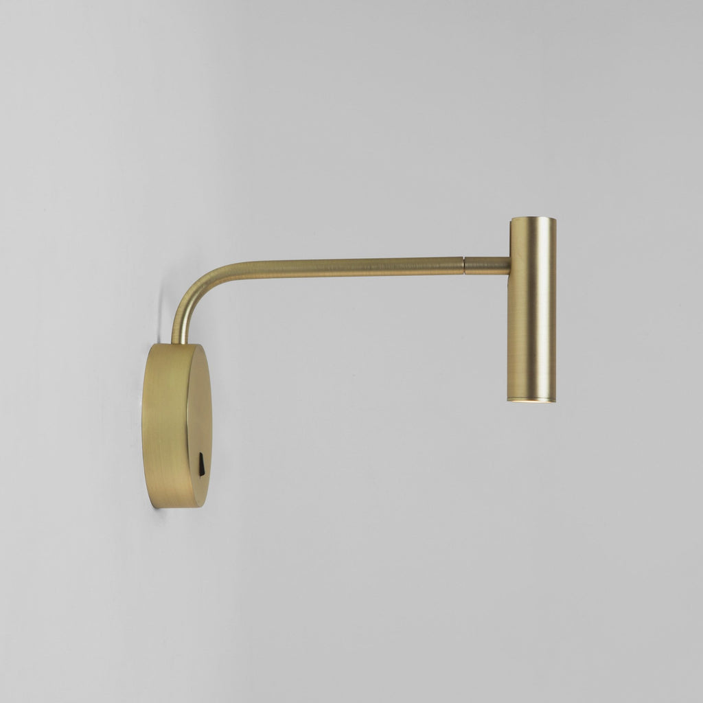 1058105 Enna Wall LED Reading Light Matt Gold