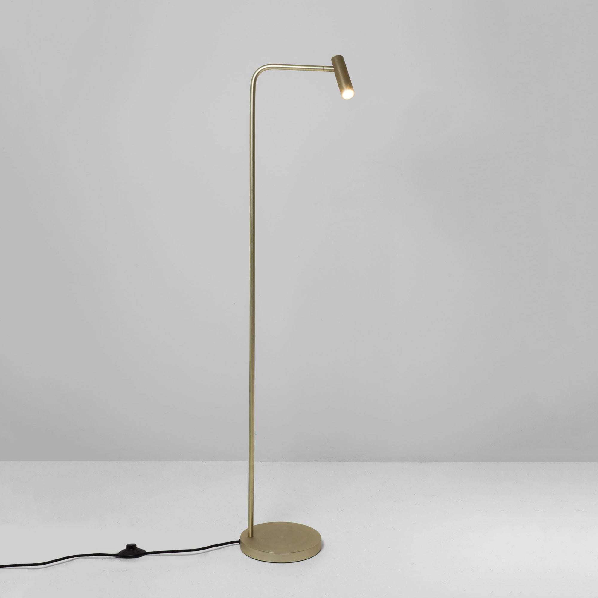 Enna Floor LED Floor  Lamp Matt Gold