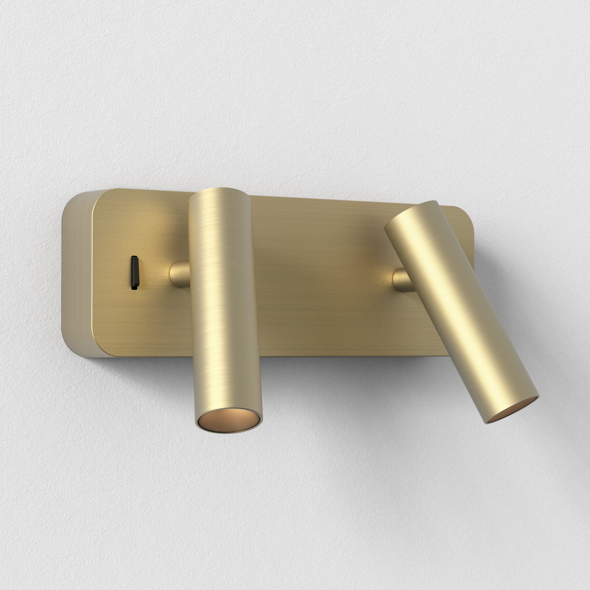 1058196 Enna Twin LED Reading Light Matt Gold