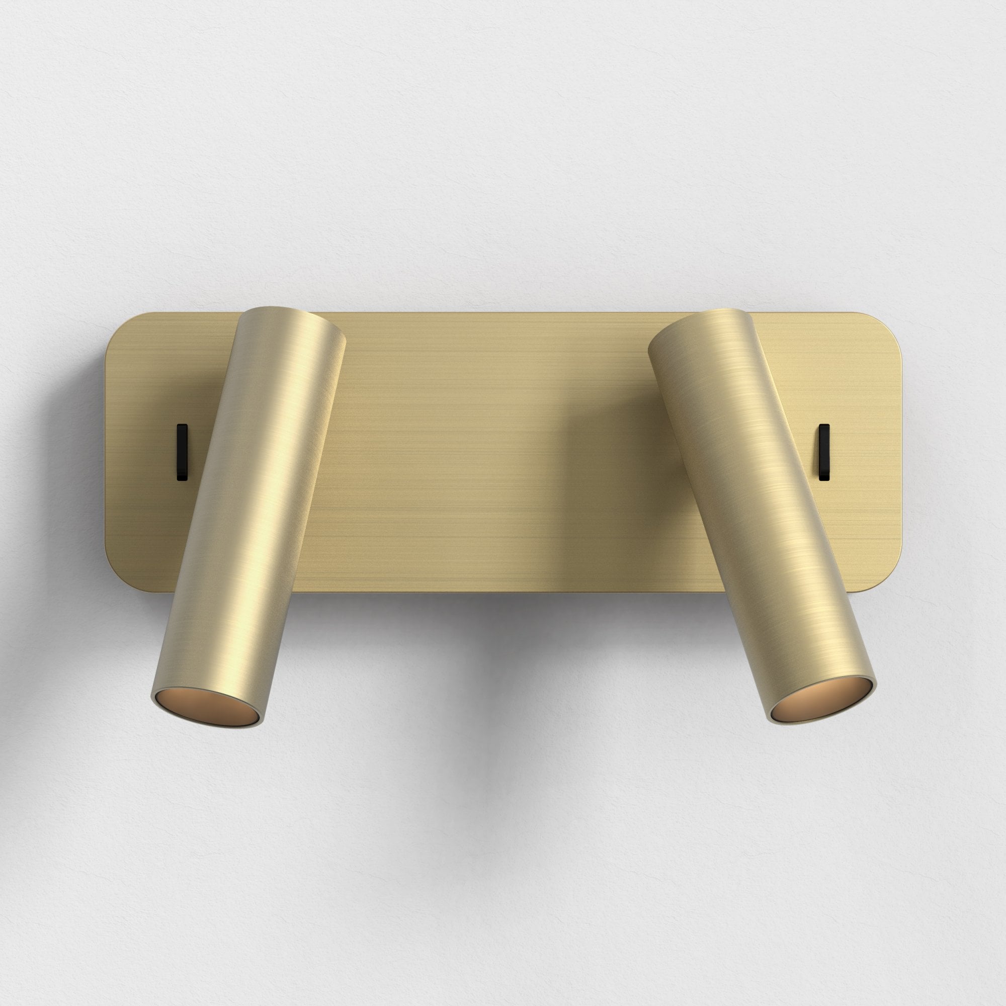 1058196 Enna Twin LED Reading Light Matt Gold