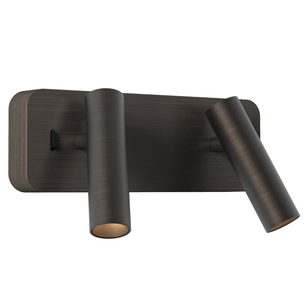 1058197 Enna Twin LED Reading Light Bronze