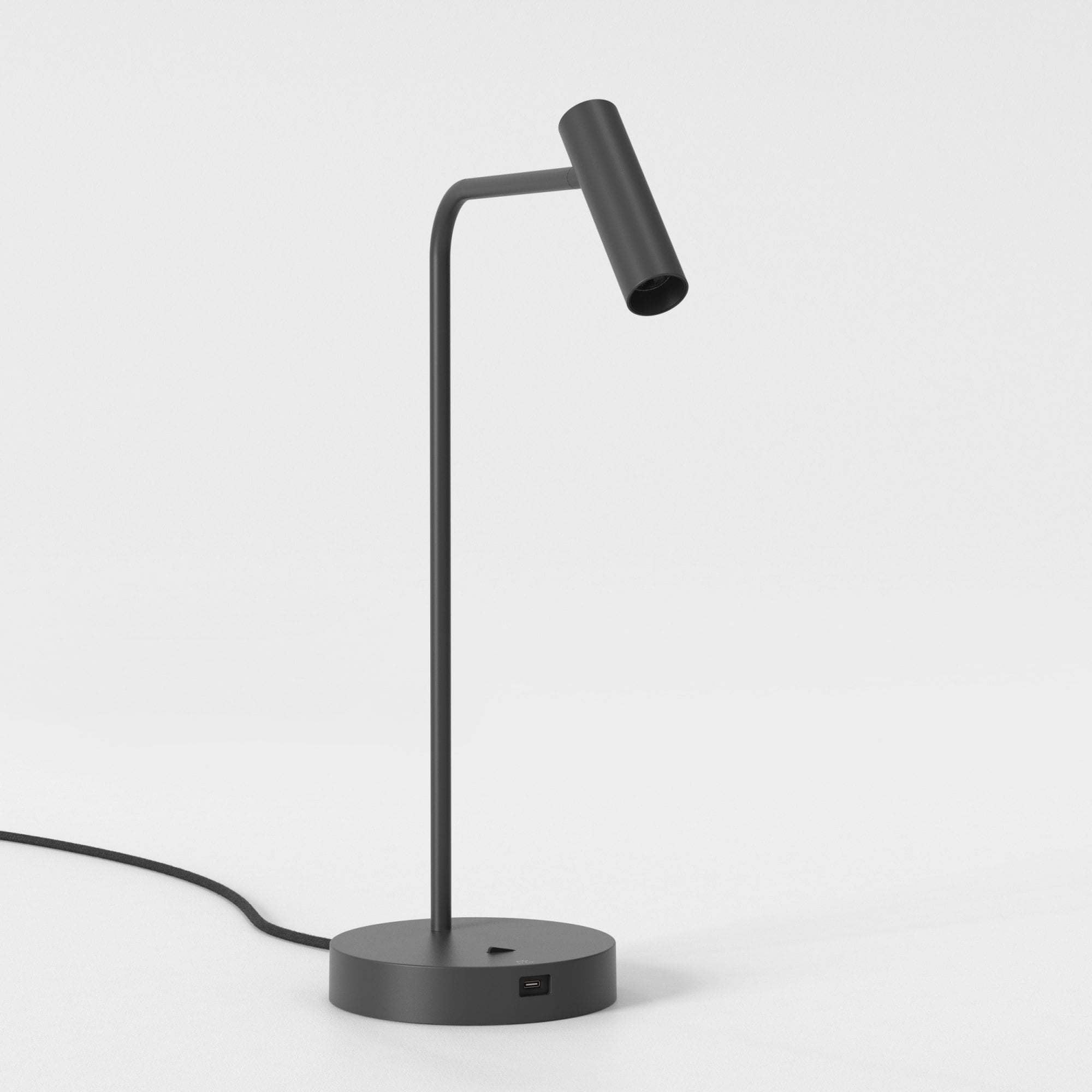 1058210 Enna Desk LED USB C Table Lamp Matt Black