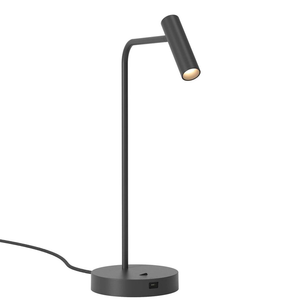 1058210 Enna Desk LED USB C Table Lamp Matt Black