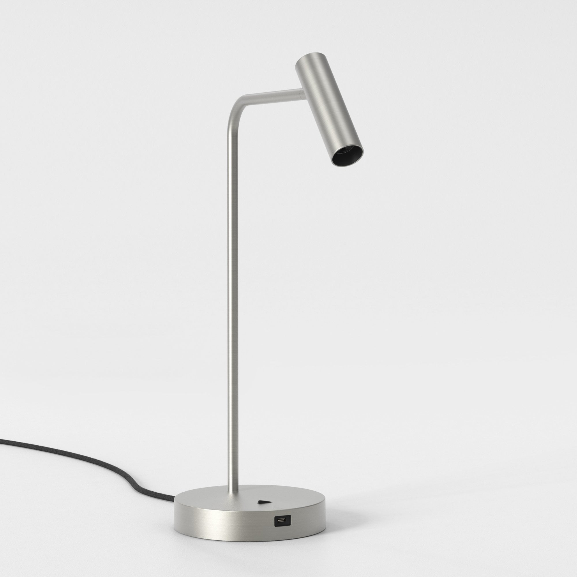 1058213 Enna Desk LED USB C Table Lamp Matt Nickel