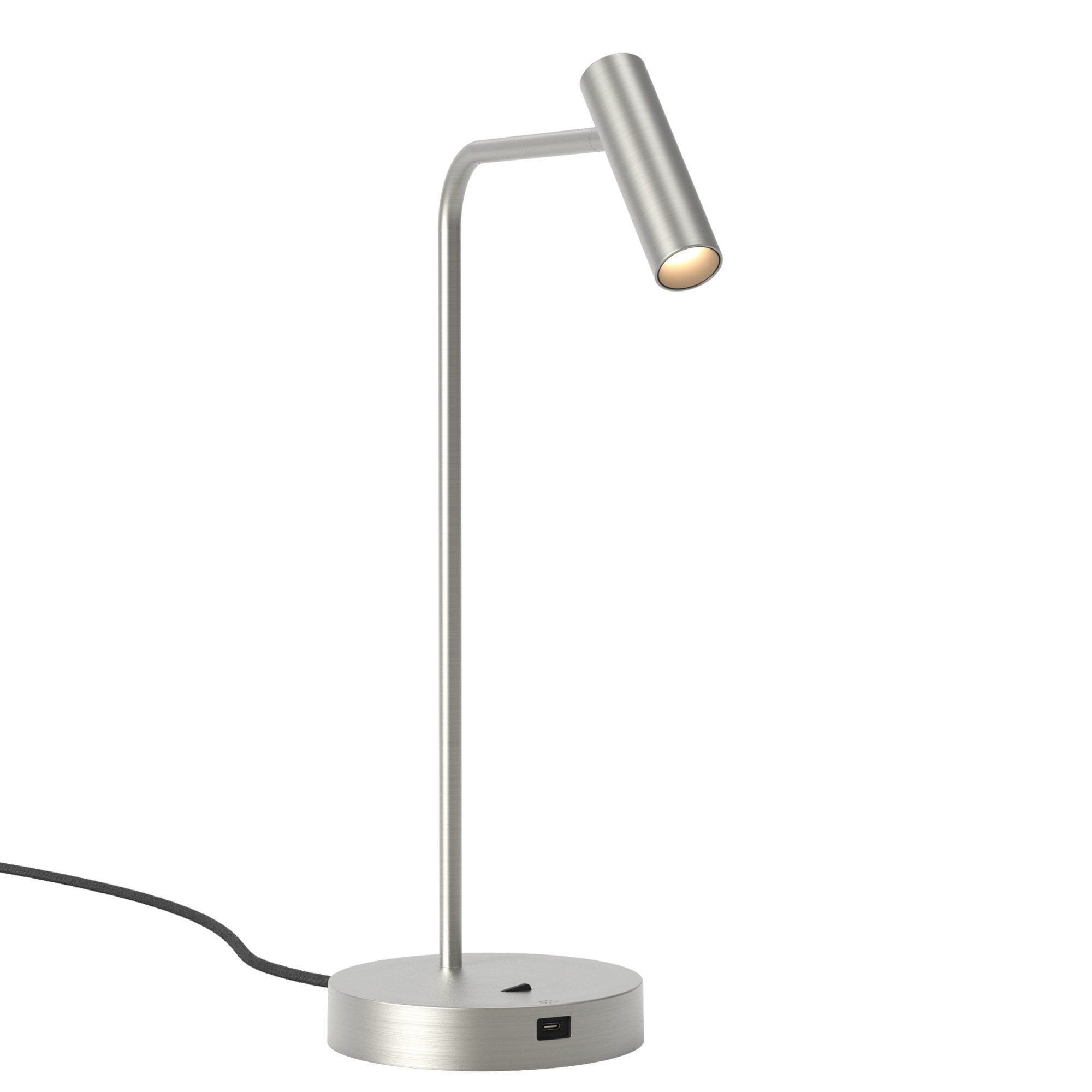 1058213 Enna Desk LED USB C Table Lamp Matt Nickel