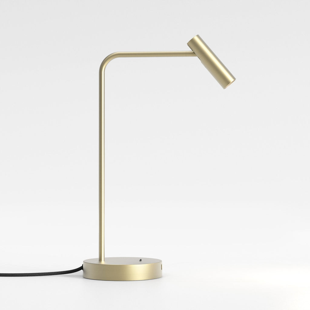 1058214 Enna Desk LED USB C Table Lamp Matt Gold