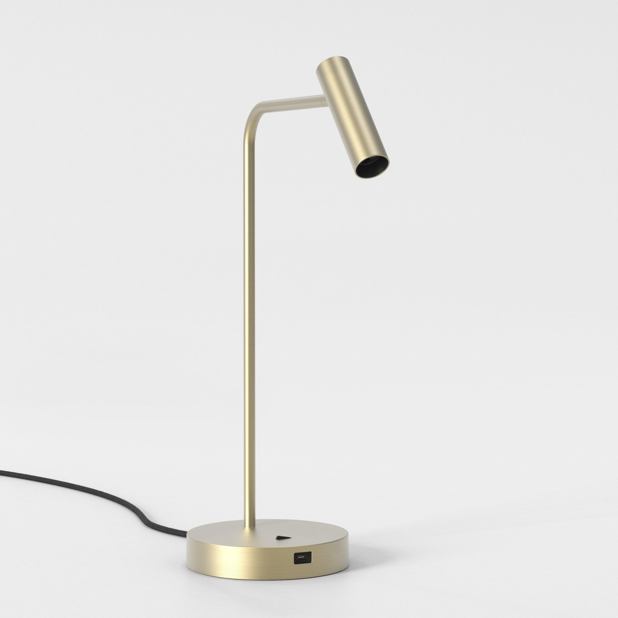 1058214 Enna Desk LED USB C Table Lamp Matt Gold