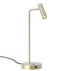 1058214 Enna Desk LED USB C Table Lamp Matt Gold