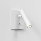 1058226 Enna Square Switched LED Reading Light Matt White