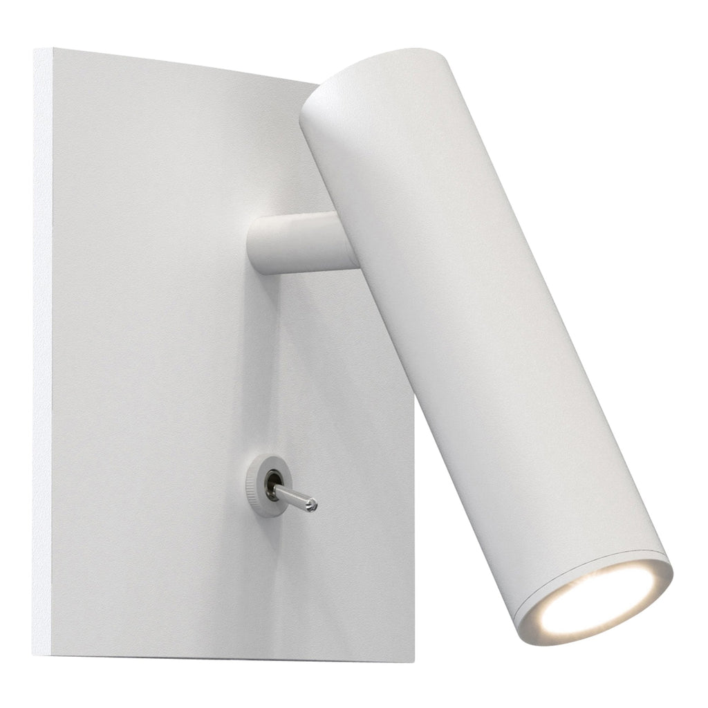 1058226 Enna Square Switched LED Reading Light Matt White