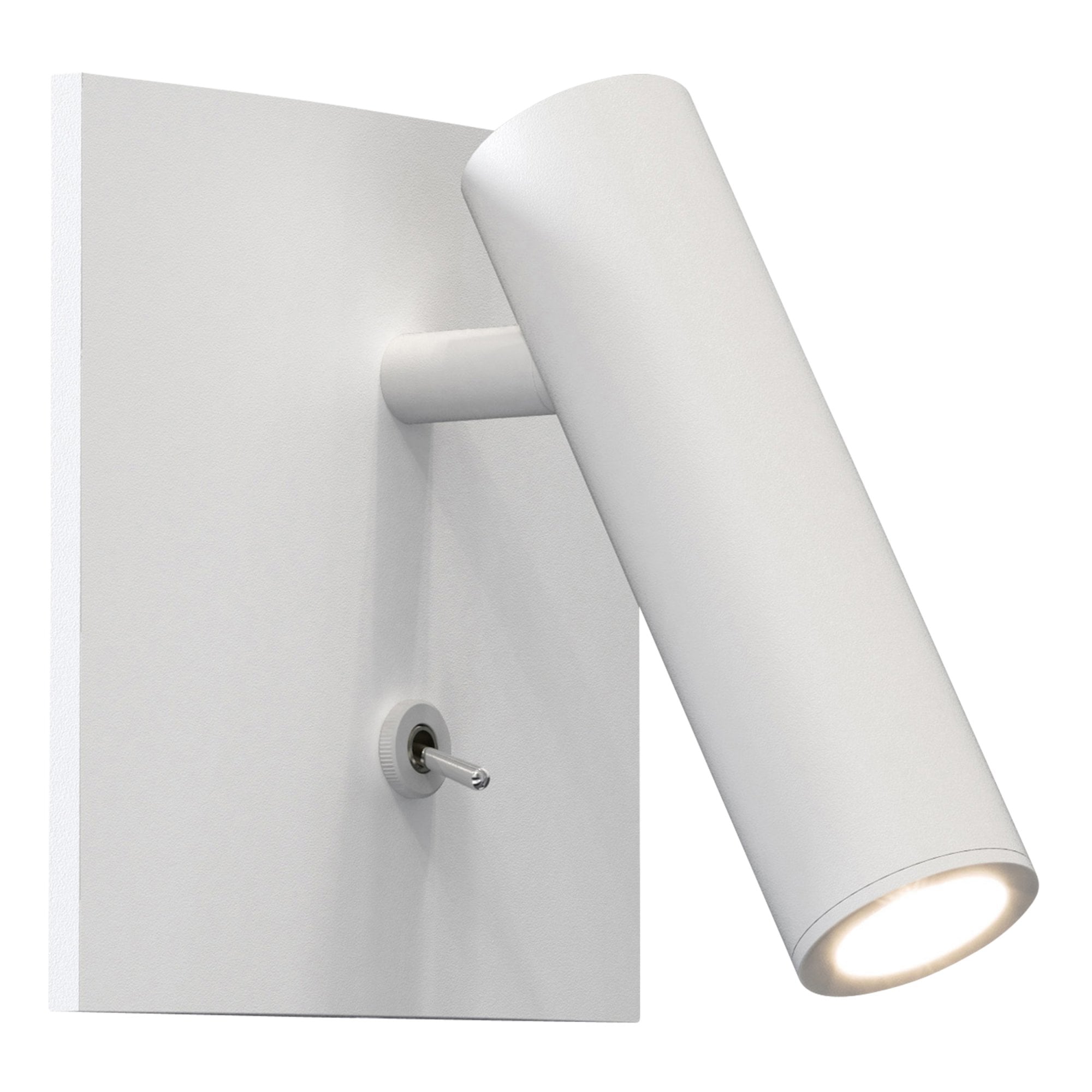 1058226 Enna Square Switched LED Reading Light Matt White