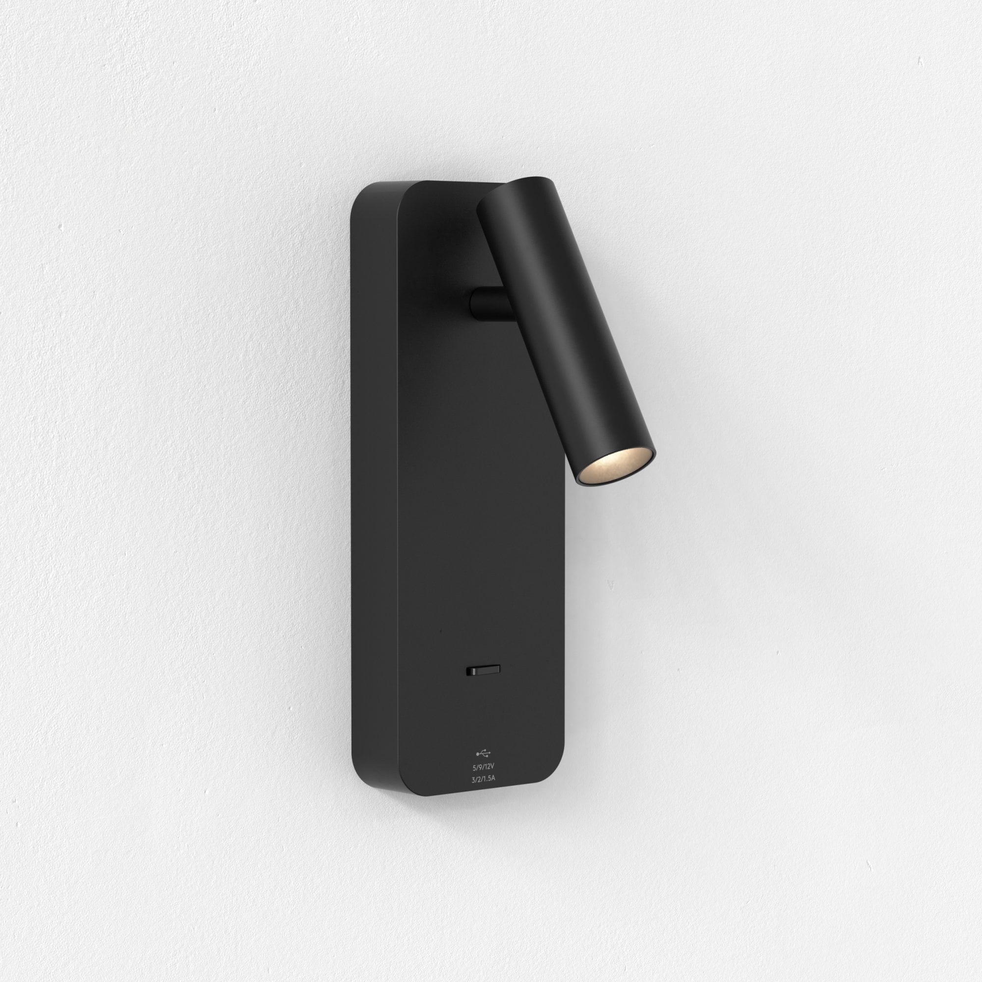 1058246 Enna Surface LED USB A+C Reading Light Matt Black