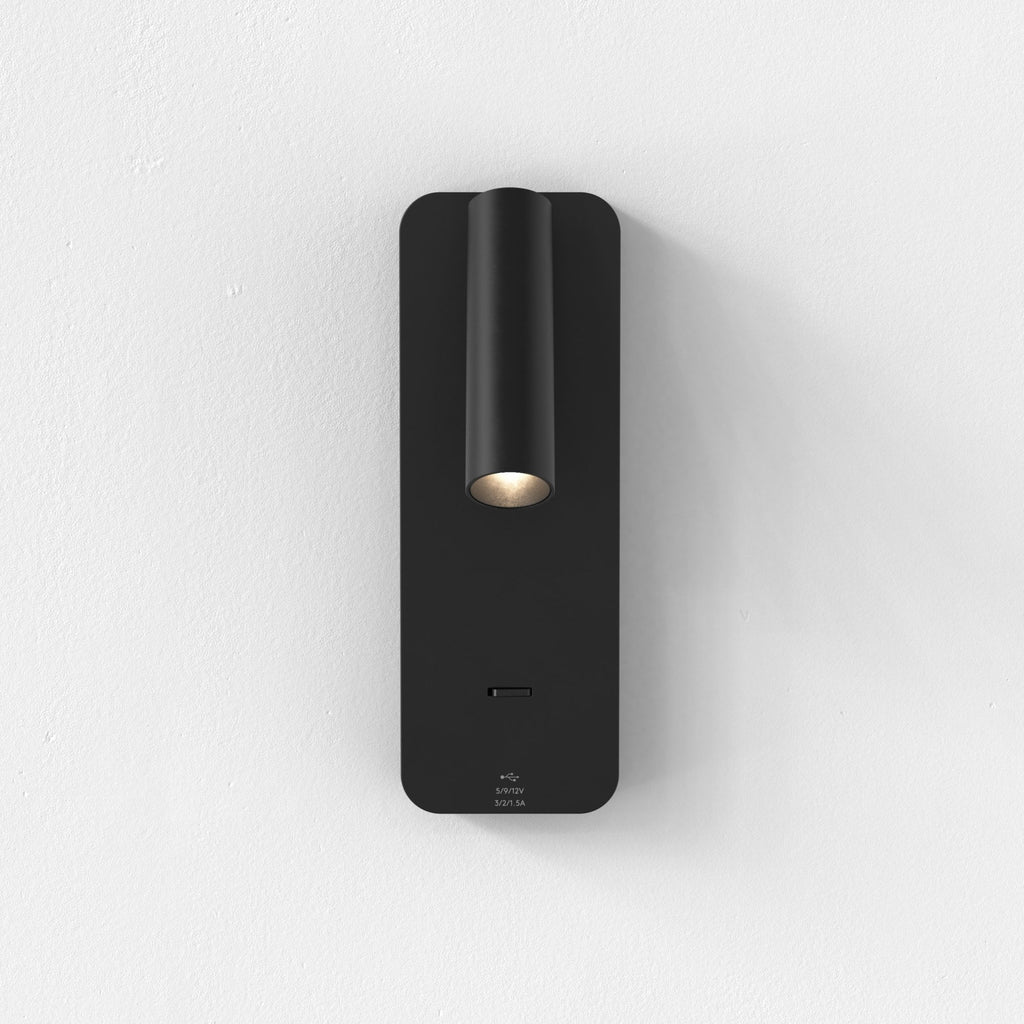 1058246 Enna Surface LED USB A+C Reading Light Matt Black