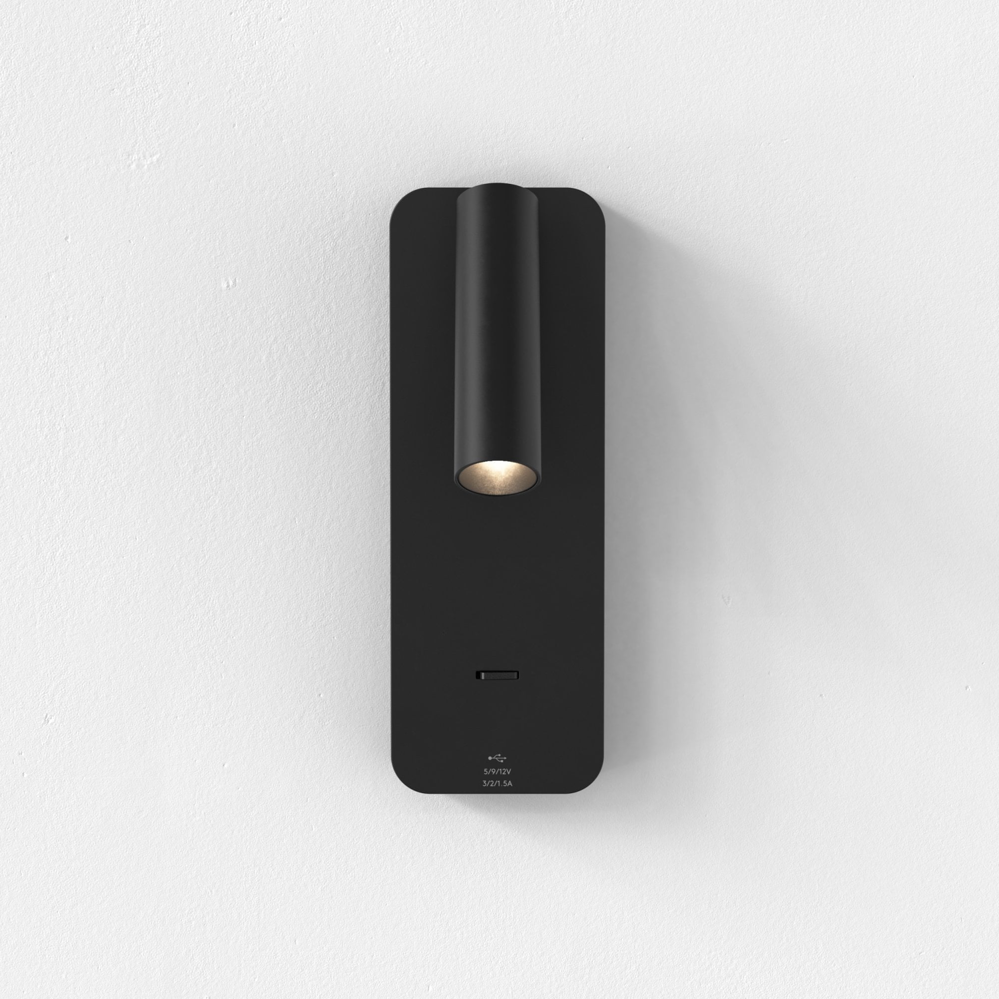 1058246 Enna Surface LED USB A+C Reading Light Matt Black