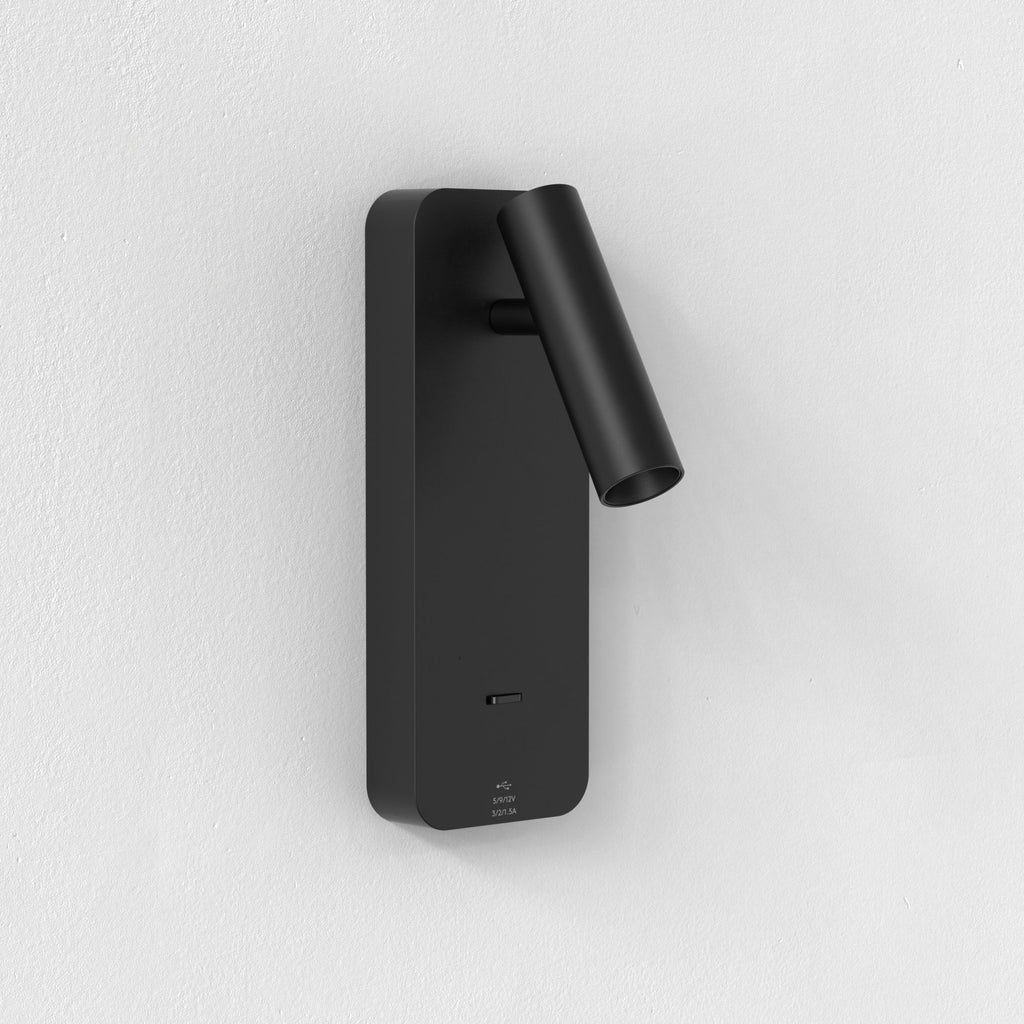 1058246 Enna Surface LED USB A+C Reading Light Matt Black