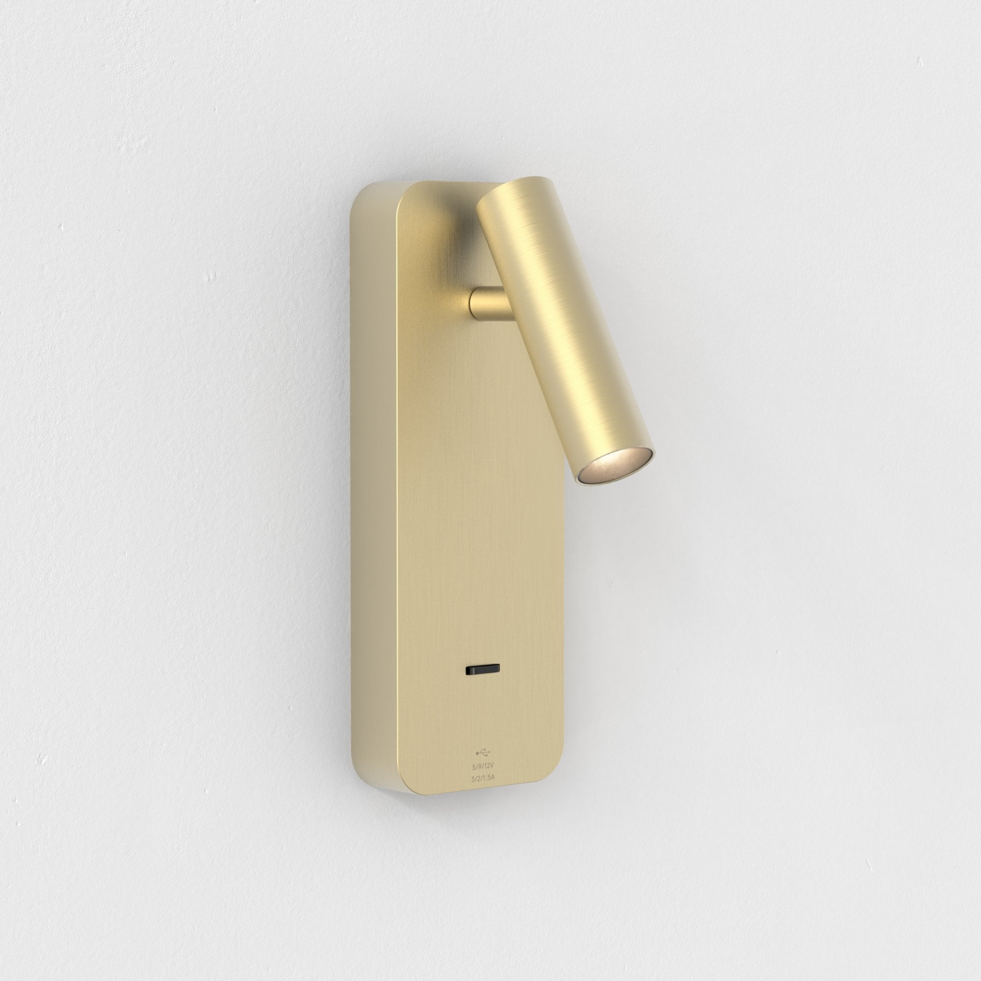1058247 Enna Surface LED USB A+C Reading Light Matt Gold