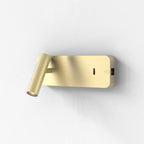 1058247 Enna Surface LED USB A+C Reading Light Matt Gold