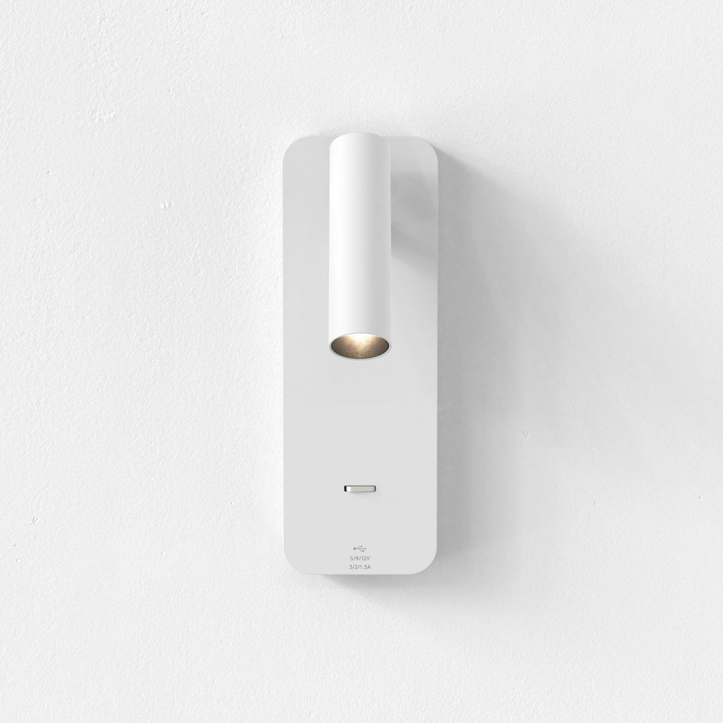 1058249 Enna Surface LED USB A+C Reading Light Matt White