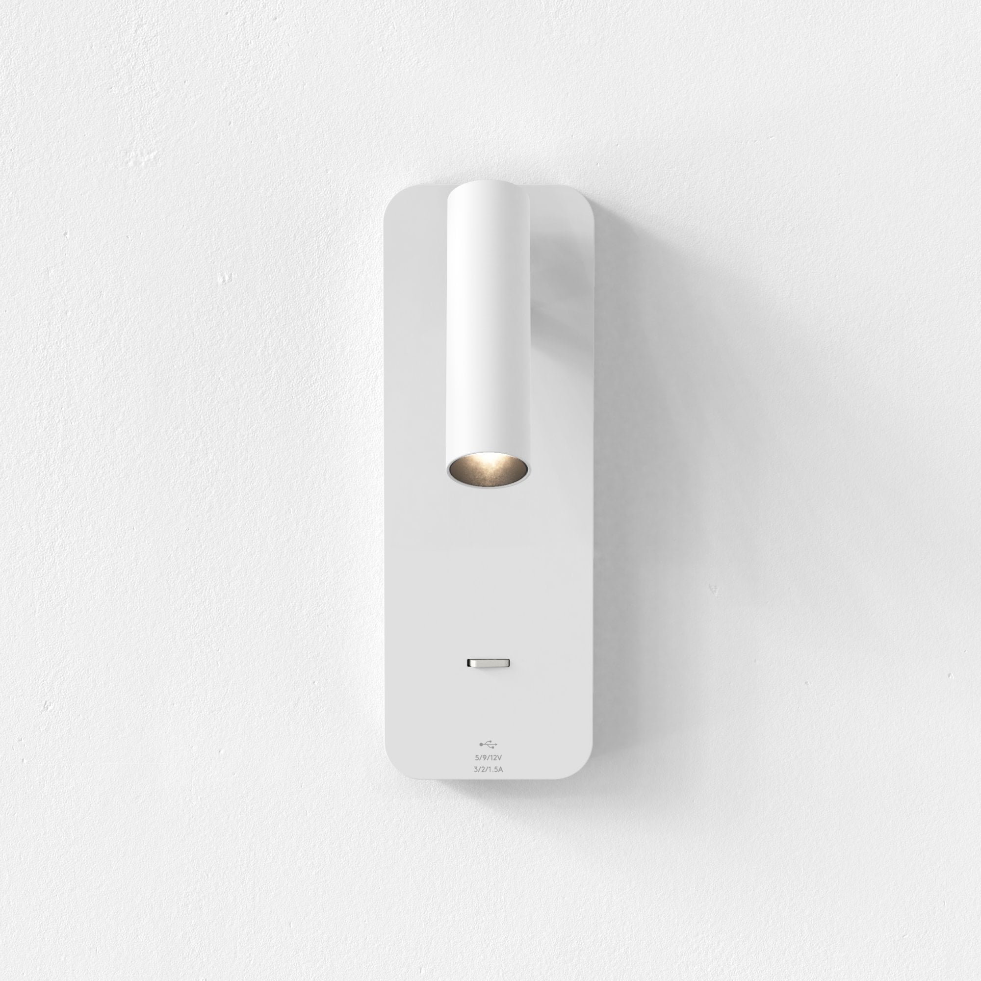 1058249 Enna Surface LED USB A+C Reading Light Matt White